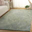 Tapis gris en laine et en coton touffeté à la main Abhithi-1961649564