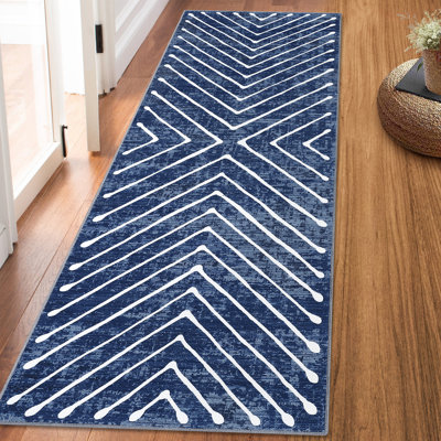 Tapis lavable à rayures Modern Modern