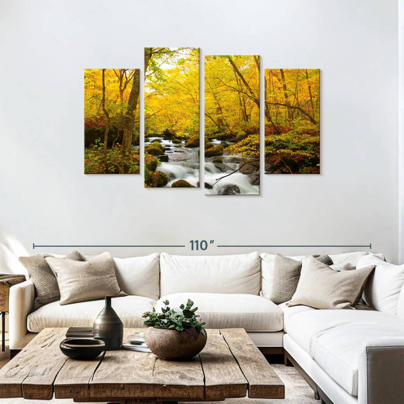 Alvord Oirase River Autumn, H 48 po x l 75 po