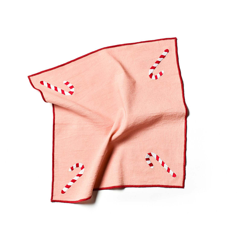 Candy Cane Provence 18 Napkin Set Of 4