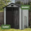 Balconera 6X4.4FT Outdoor Garden Shed-122761109