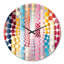 Horloge murale rayée Vibrant Serenity-101235078