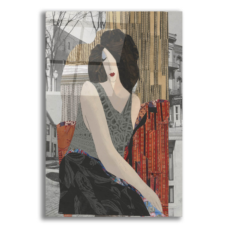  «Sheri At Mansion Ranch» par Coco Good, art mural en verre acrylique, 16 po x 24 po