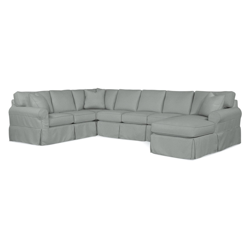 Bedford Chaise Sectional, Basic Navy; 0317-61, Left Hand Facing
