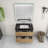 36" Wall-Mounted Single Bathroom Vanity Set-1062441308