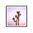Espresso Single Picture Framed