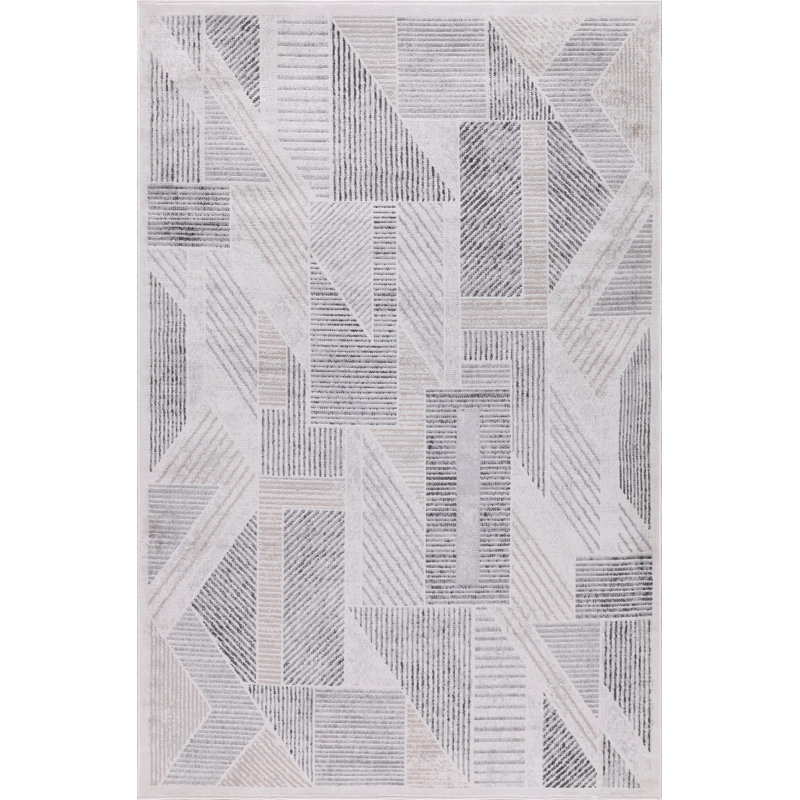 Low-Pile Auden Rug, Rectangle 5'3" x 8'