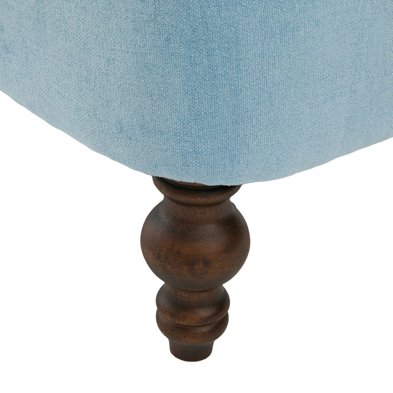 Fauteuil inclinable surdimensionné en chenille, Bleu