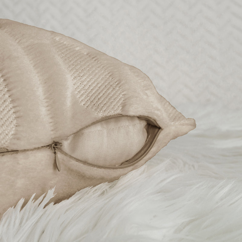 Housses de coussin en fausse fourrure Tatami, Encens
