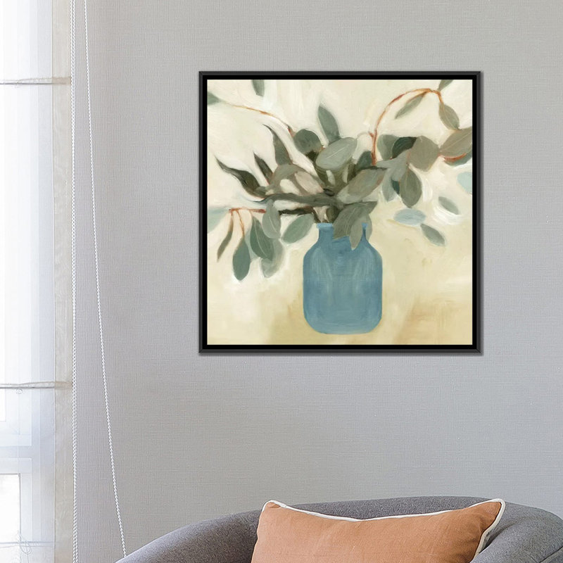 «Neutral Arrangement II», reproduction sur toile, H 18 po x l 18 po x P 1,5 po, Toile avec cadre noir