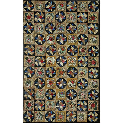 Antique American Hooked Rug Hallway Runner Wool