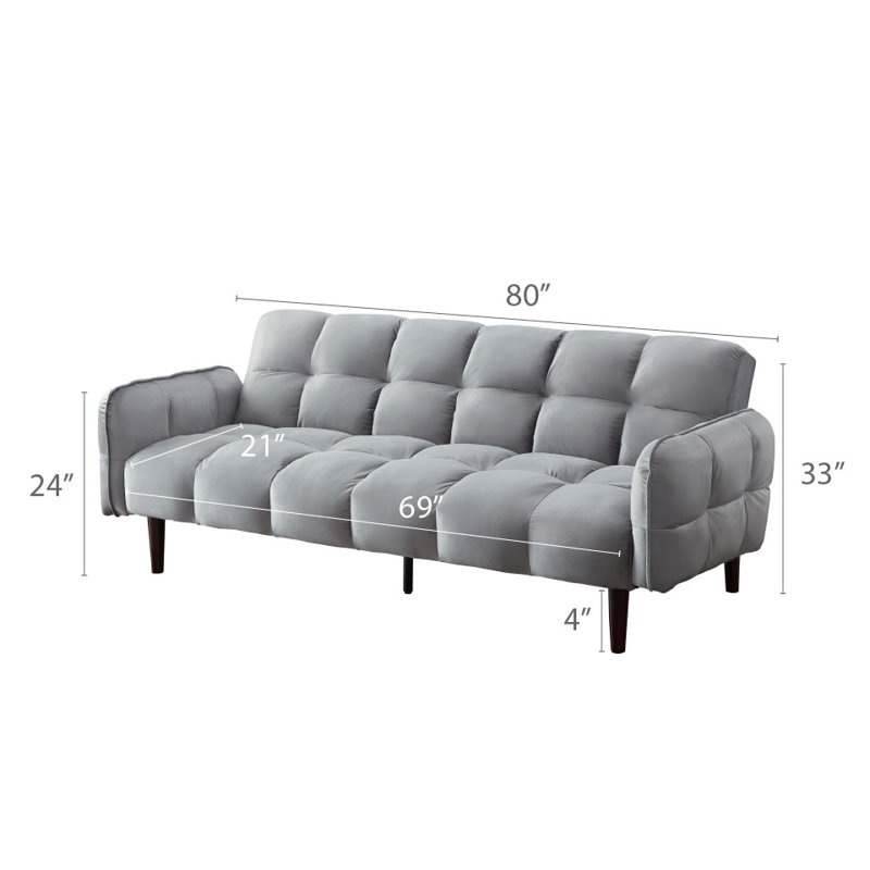 80 po Velours doux touffeté Klick Klack, Velours gris velours