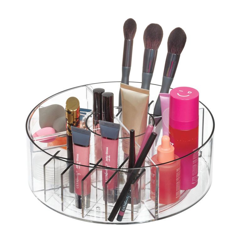 Carrousel de maquillage de la collection Onyx d'iDesign, transparent