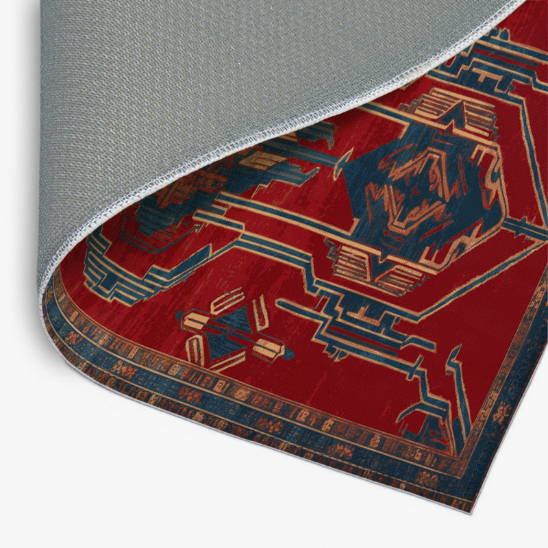 Tapis intérieur et extérieur ArtDeco, Rectangulaire 2 pi x 3 pi