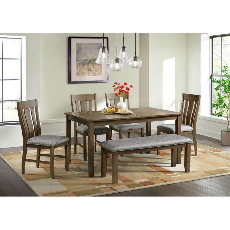 Chamara 5 - Person Four Leg Dining Set