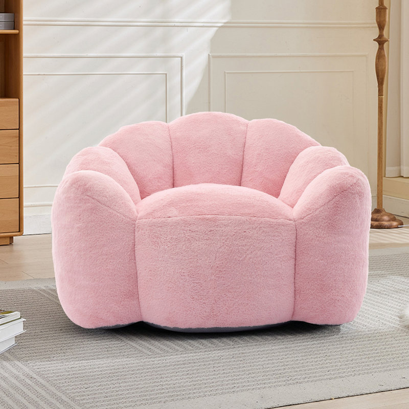 Fauteuil à billes, fauteuil d'appoint pour l'intérieur, Rose