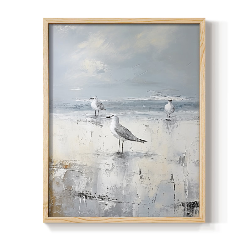 NAUTICAL Series CDXLV III, reproduction encadrée - bois massif, H 11 po x l 9 po, Naturel