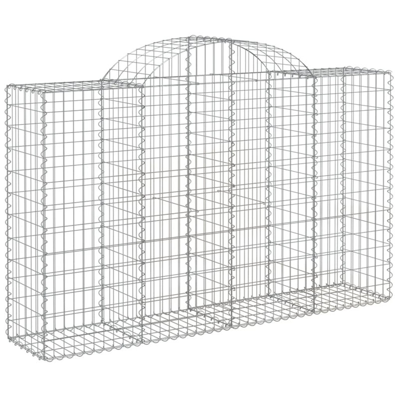 Briceida Silver Galvanised Iron, 140cm H x 200cm W x 50cm D