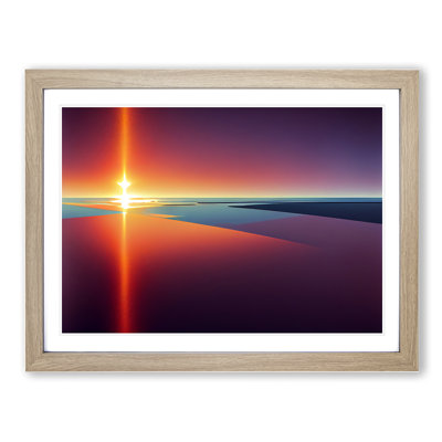 XH1022-6190X Modern Sunset Vol.6 Abstract - Single Picture Frame Print