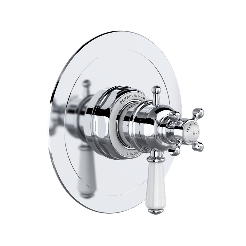 Edwardian Faucet Trim, Polished Chrome