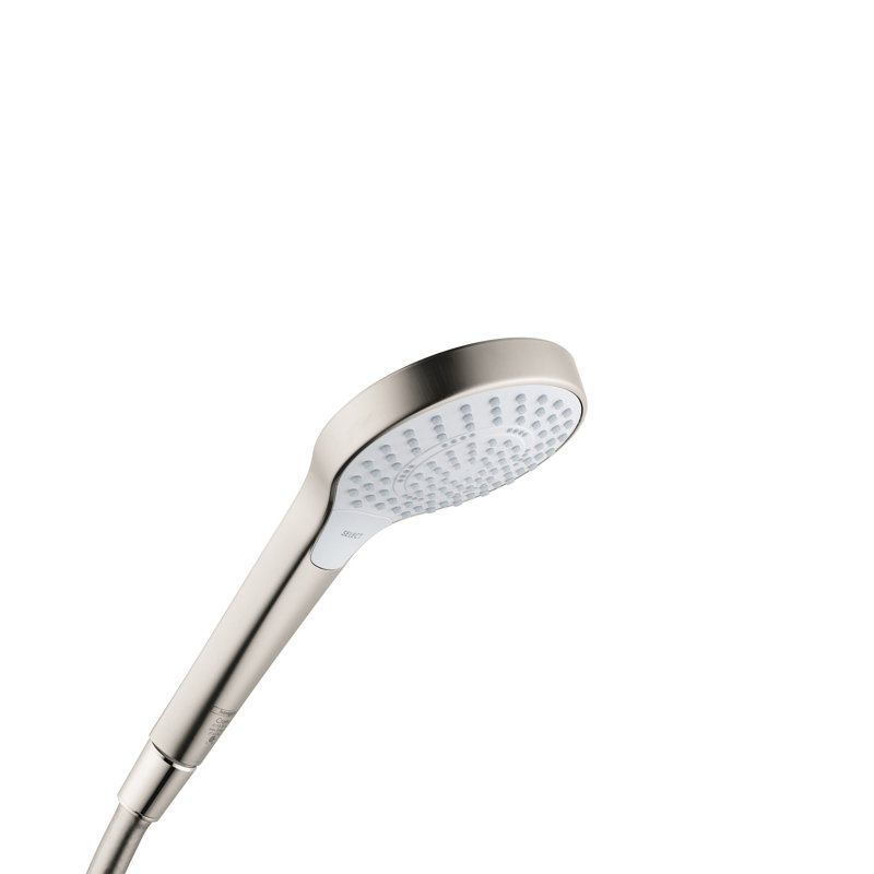 hansgrohe Croma Select S Handshower 110 3-Jet, 2,5 GPM, Nickel brossé