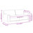 78'' Faux Leather Sofa-78501402