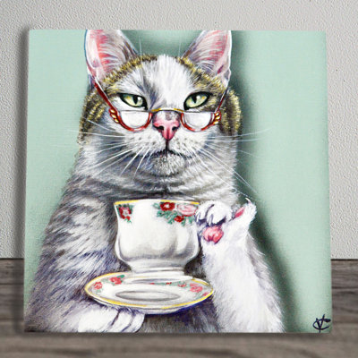 Animals Wall Decor on Ceramic / Porcelain