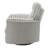 Emee Glider Recliner w/Swivel, Gray Corduroy-1426963597