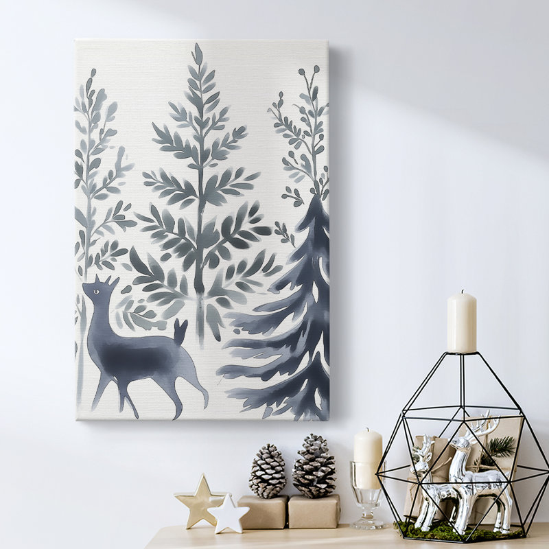 Art des Fêtes de Noël - Toile tendue avec châssis CEC, H 48 po x l 32 po