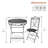 Watkinsville 2 - Person Metal Patio Dining Set with Round Table