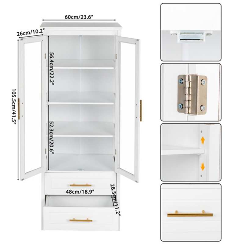 Persaius 63'' Kitchen Pantry
