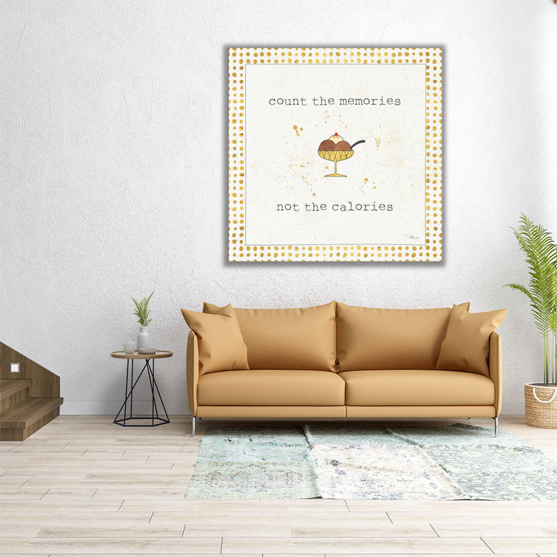 Calorie Cuties VI - reproduction d'art sur toile, H 12 po x l 12 po