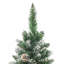 vidaXL Artificial Slim Christmas Tree with 150 LEDs Green-1272619579-1272619581