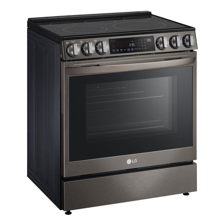 LG 30 in. 6.3 cu. ft. Smart Air Fry Convection Oven Slide-In Dual