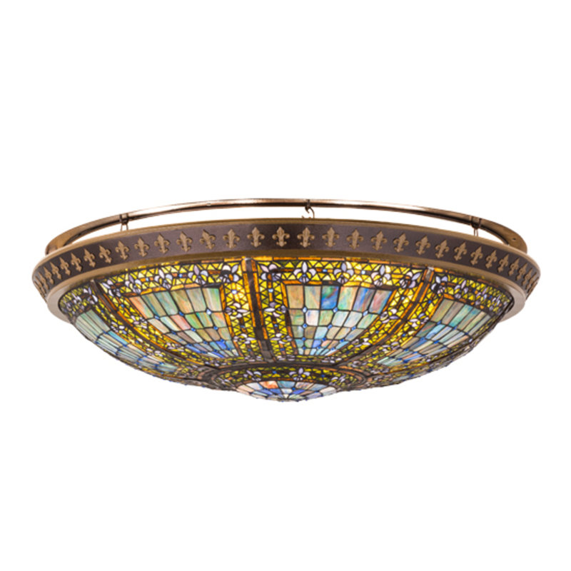 Fleur-de-lis 8 - Light Flush Mount