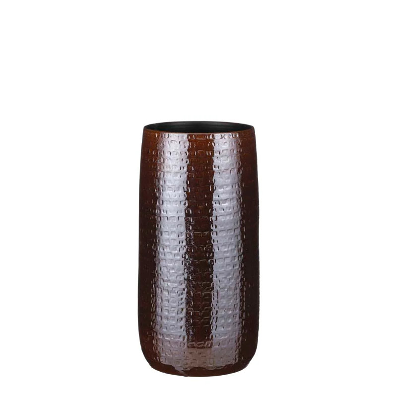 Isle Handmade Ceramic Table Vase, Brown