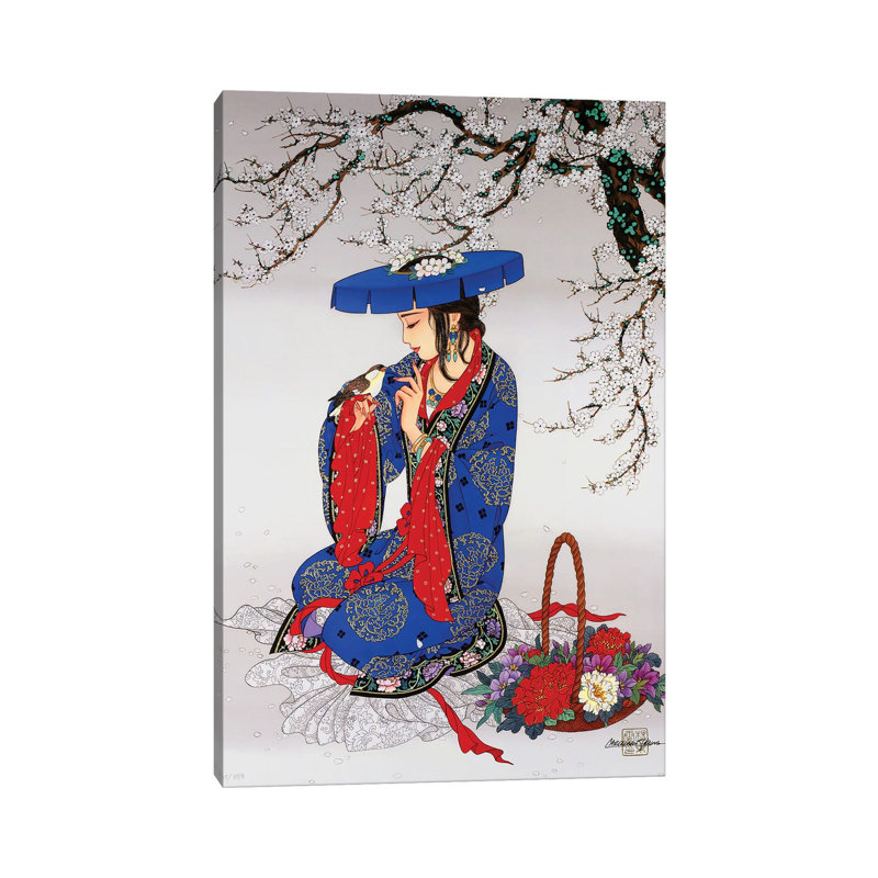Melody of Spring 1 Piece Painting on Canvas, 66.04 cm H x 45.72 cm W x 1.91 cm D, Wrapped Canvas
