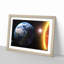 The Sun and Earth - Picture Frame Painting Print-55640042-55640047