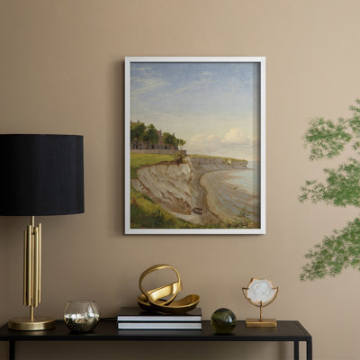 Impression encadrée rétro Vintage Nautical Print - bois massif