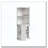 67.3" Corner Bar Cabinet with Power Outlet, Farmhouse Wine Bar Cabinet with Adjustable Shelves for Home,with Lights & Glass Rack