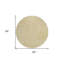 Tapis d'intérieur rond 8 po
