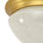 3 - Light Bowl Glass Flush Mount