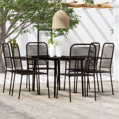 Sutiya Rectangular 6 - Person Dining Set with Cushions