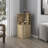Toyei Corner Bar Cabinet With Bottle Rack, Open Shelves, And Hidden Storage-1454494951