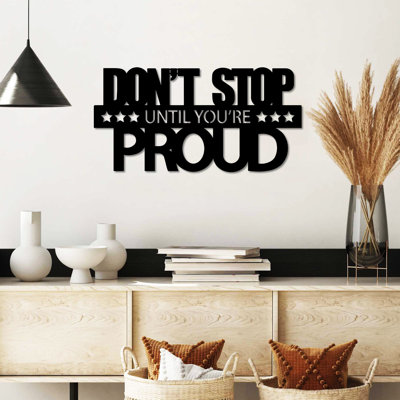 Elegant Decorative Metal Wall Accessory, Black Finish, 23.6 x 11.8 inches | 100% Metal Construction, Thickness: 0.06 inches | Lightweight Design (2.4 lbs) | Ideal for Stylish Home Decor & Modern Spaces