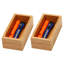 Bamboo 2"H x 3"W x 6"D Drawer Organizer