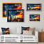 New York Views at Sunset I - reproduction sur toile-86828987-86828992