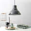 Irene 1 - Light Grey Dome Pendant