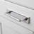 5'' Hole Pitch Sleek Bar Pull With G011 Backboard-Polished Chrome-113411543-130785719