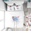 Ensemble de housse de couette designart flamant rose illustration-35228720